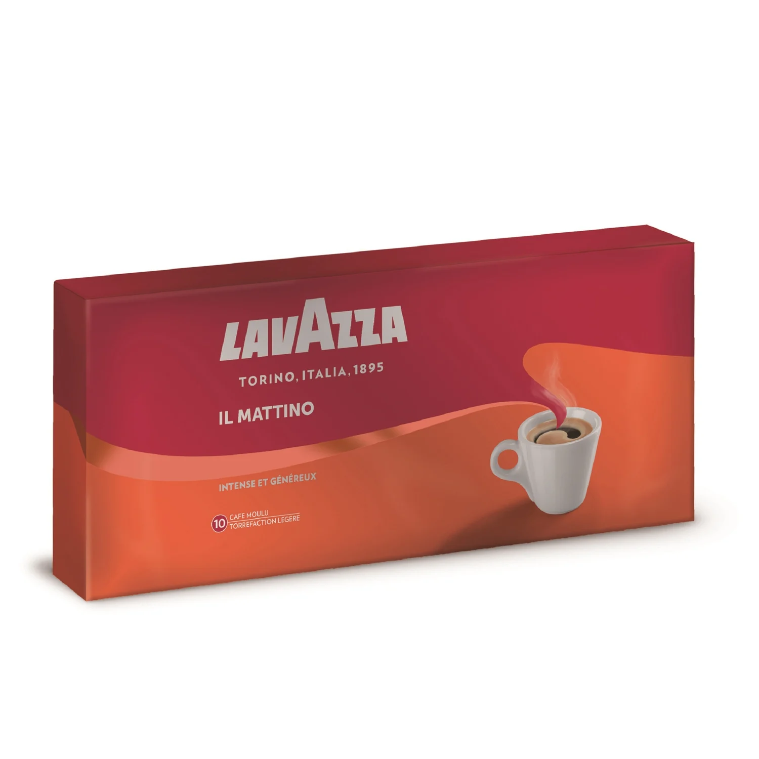 Café Moulu LAVAZZA IL Mattino Paquets de 250G Robusta