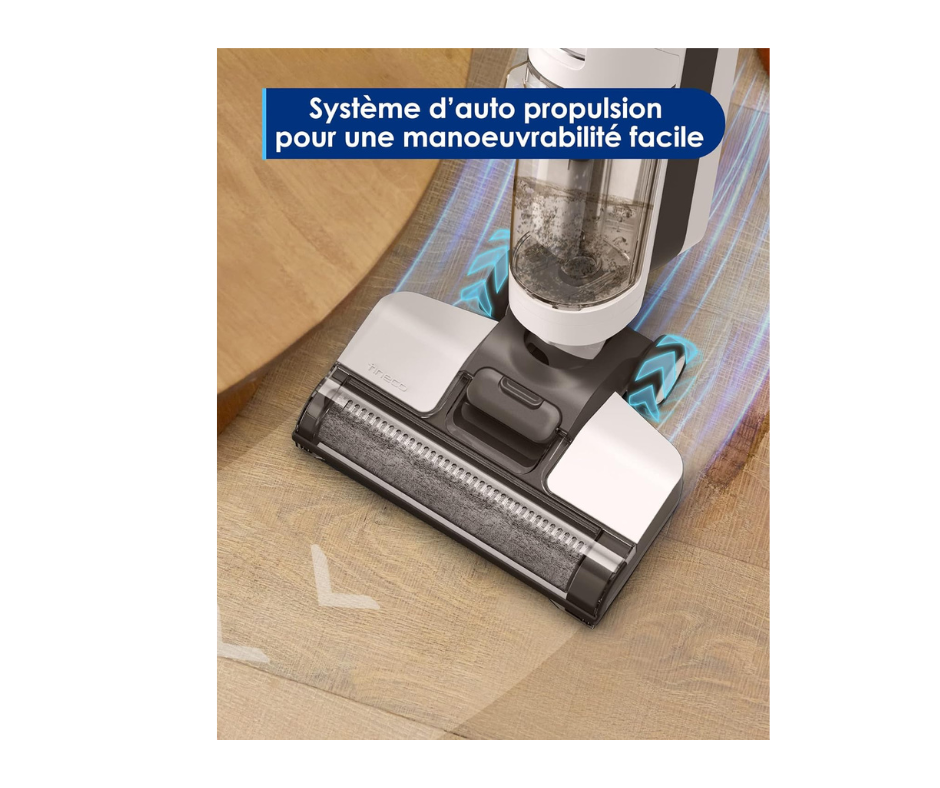 Tineco iFloor 3 Breeze Plus Aspirateur Laveur Sec Humide, Nettoyeur de Sol sans Fil et Serpillière Légère pour Nettoyer Les Sols Durs en Un Passage - Image 4