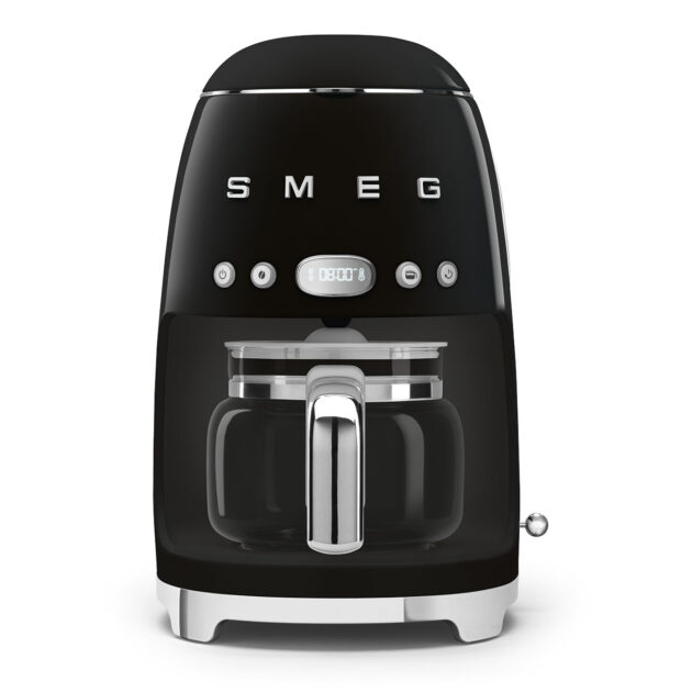 CAFETIERE SMEG NOIR 1.25 L 10 TASSES DCF02BLEU