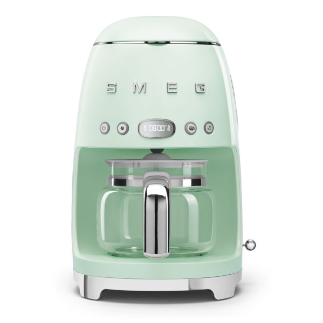 CAFETIERE SMEG Vert d'Eau 1,25 L 10 TASSES DCF02PGEU