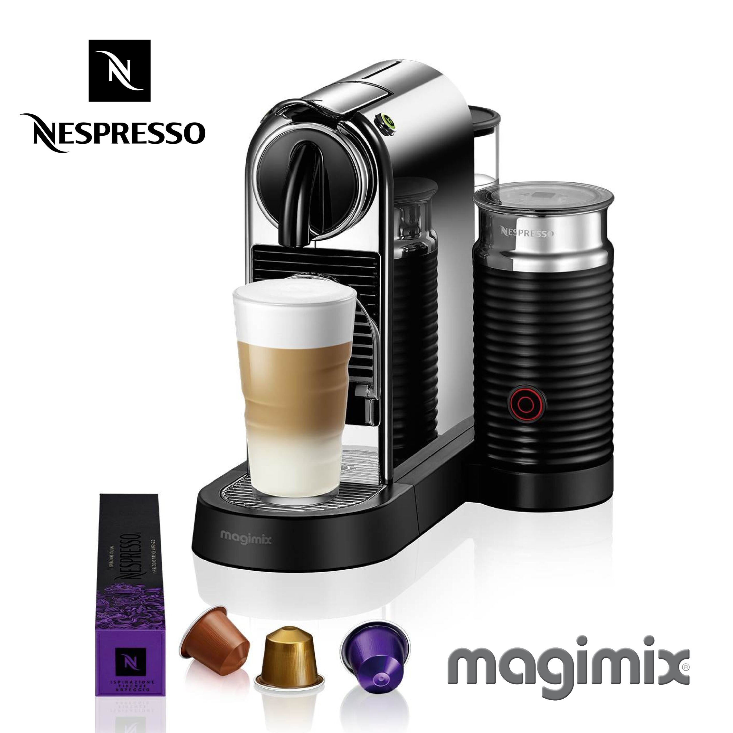 Nespresso Espresso Magimix Machine À Café Citiz Milk Chrome 11318