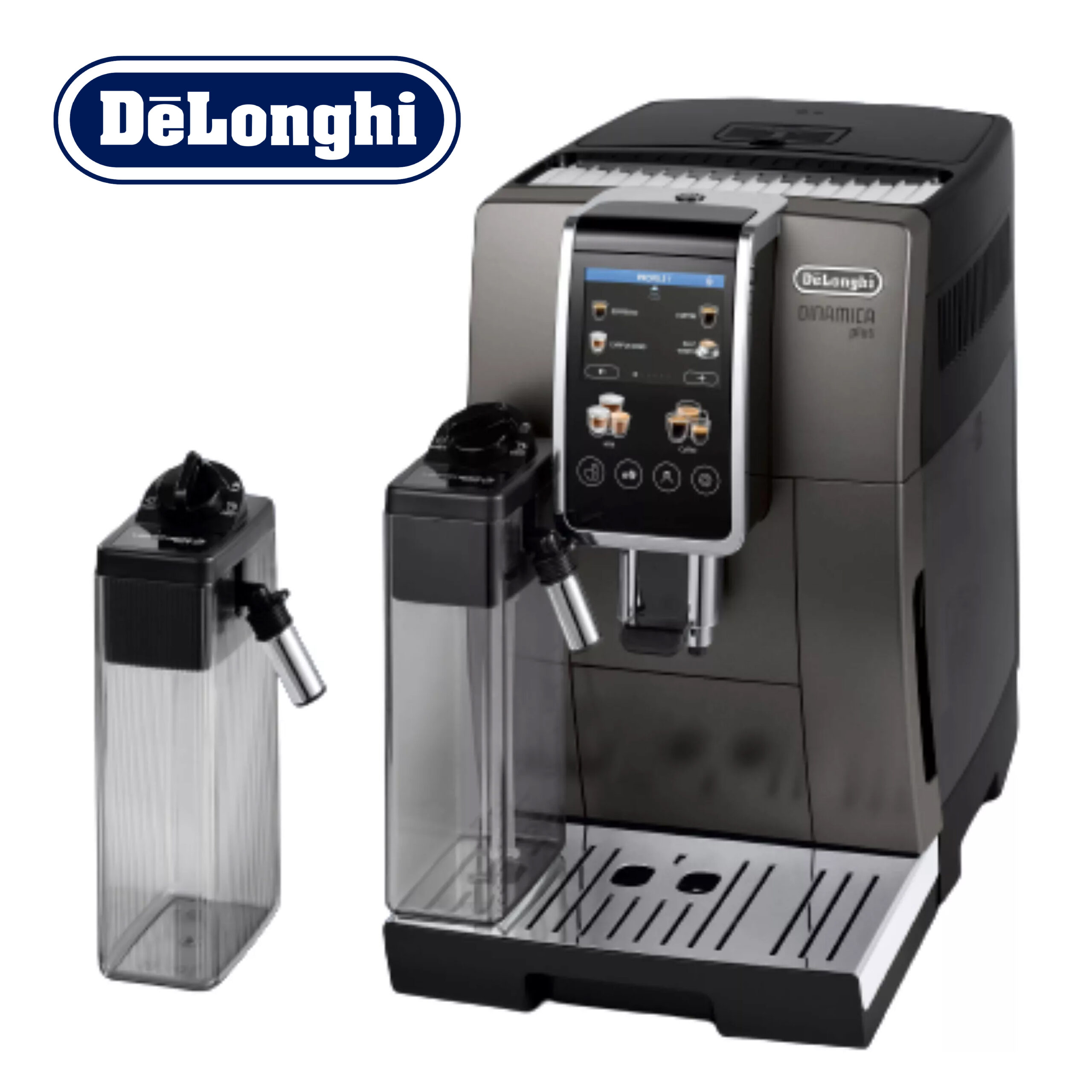 DeLonghi Dinamica Plus ECAM 380.95.TB machine à café Entièrement automatique Titanium noir - Image 10