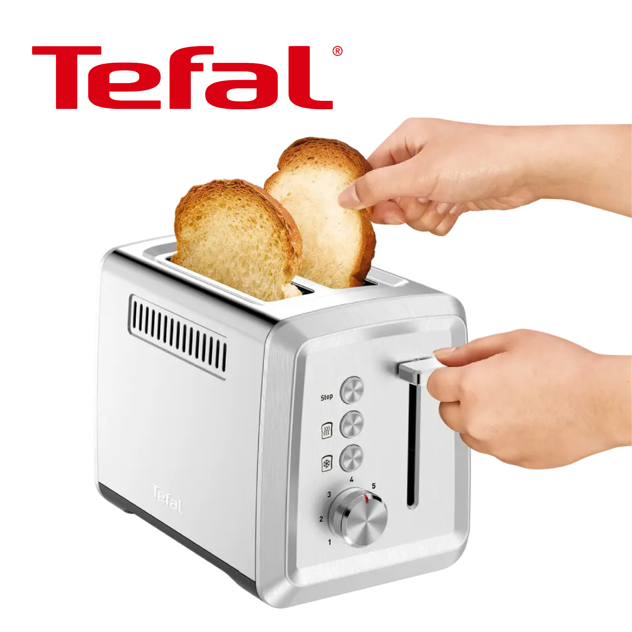 TEFAL Grill Pain Modes d'emploi et questions fréquentes City inox 2 fentes Ref: TT321D10