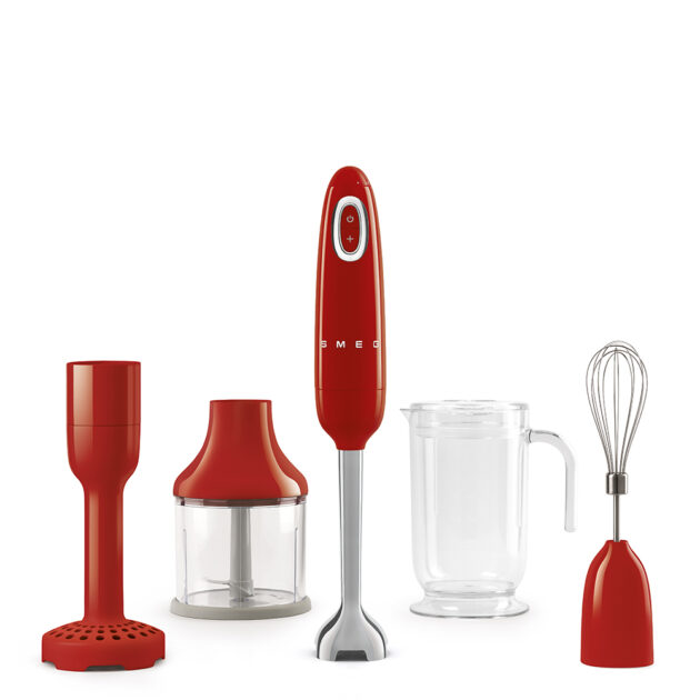 MIXEUR COFFRET SMEG ROUGE HBF22RDEU