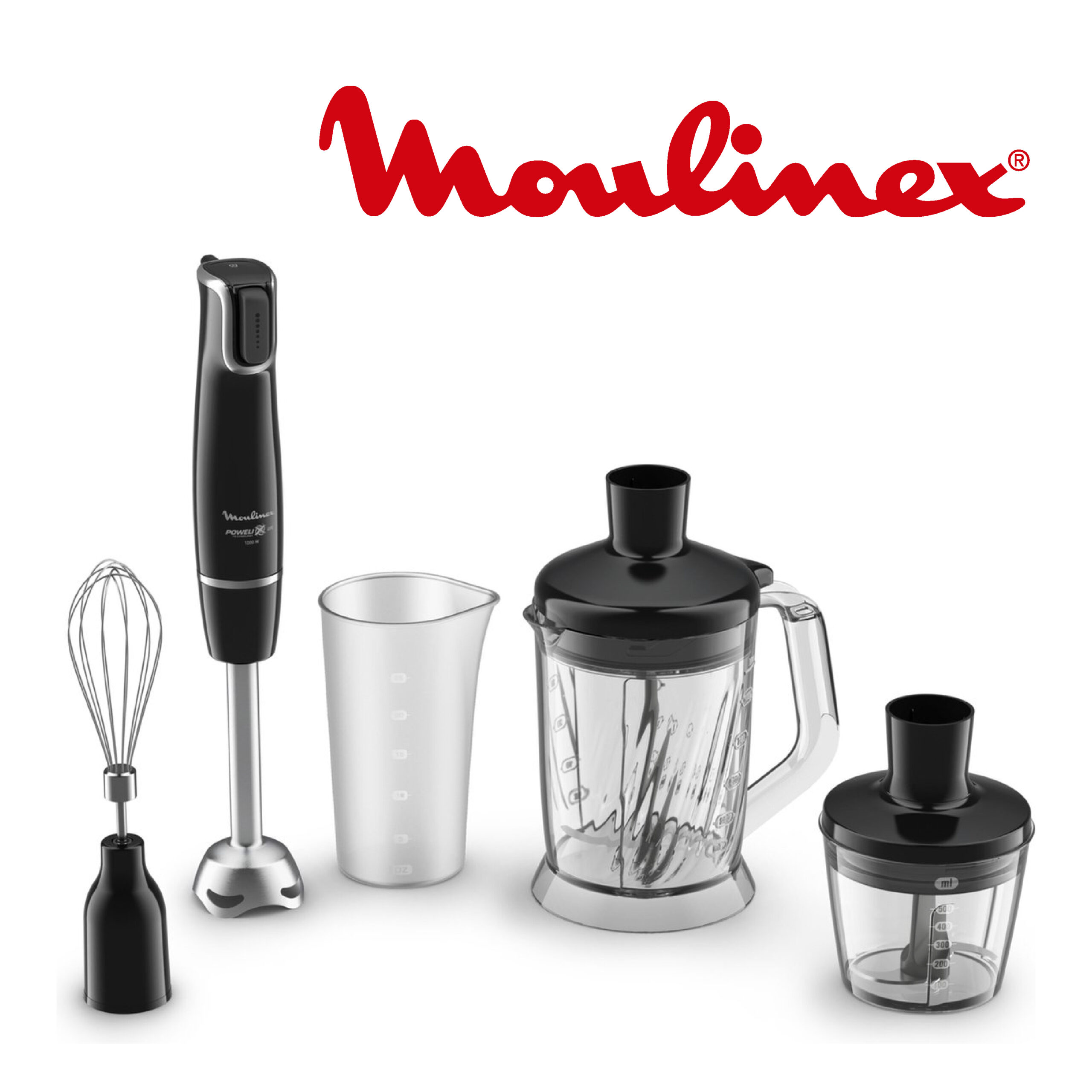 MOULINEX Mixeur Plongeant Infinyforce avec Hachoir Mixeur XL Ref: DD94L810