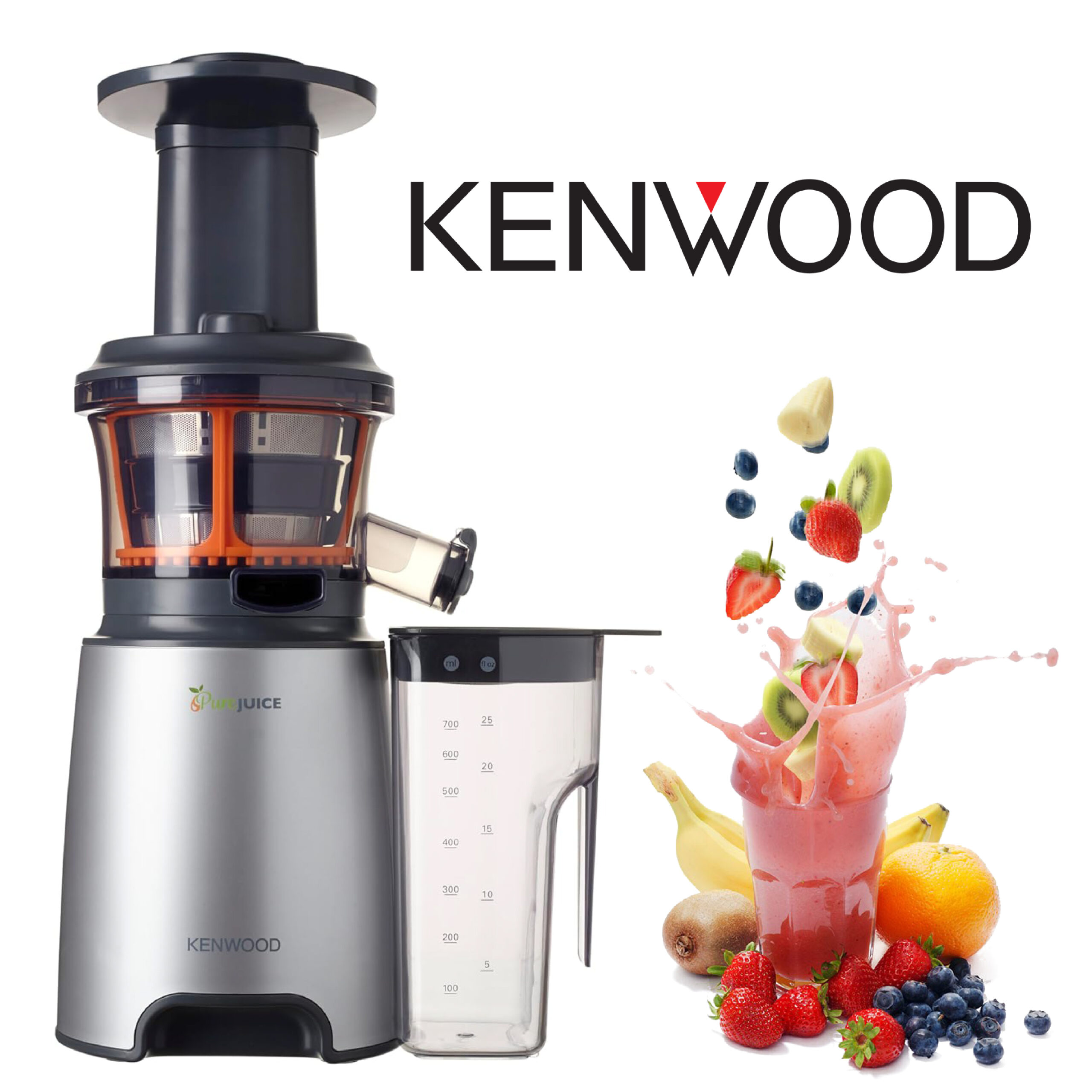 Kenwood Extracteur de jus PureJuice Slow JMP601SI