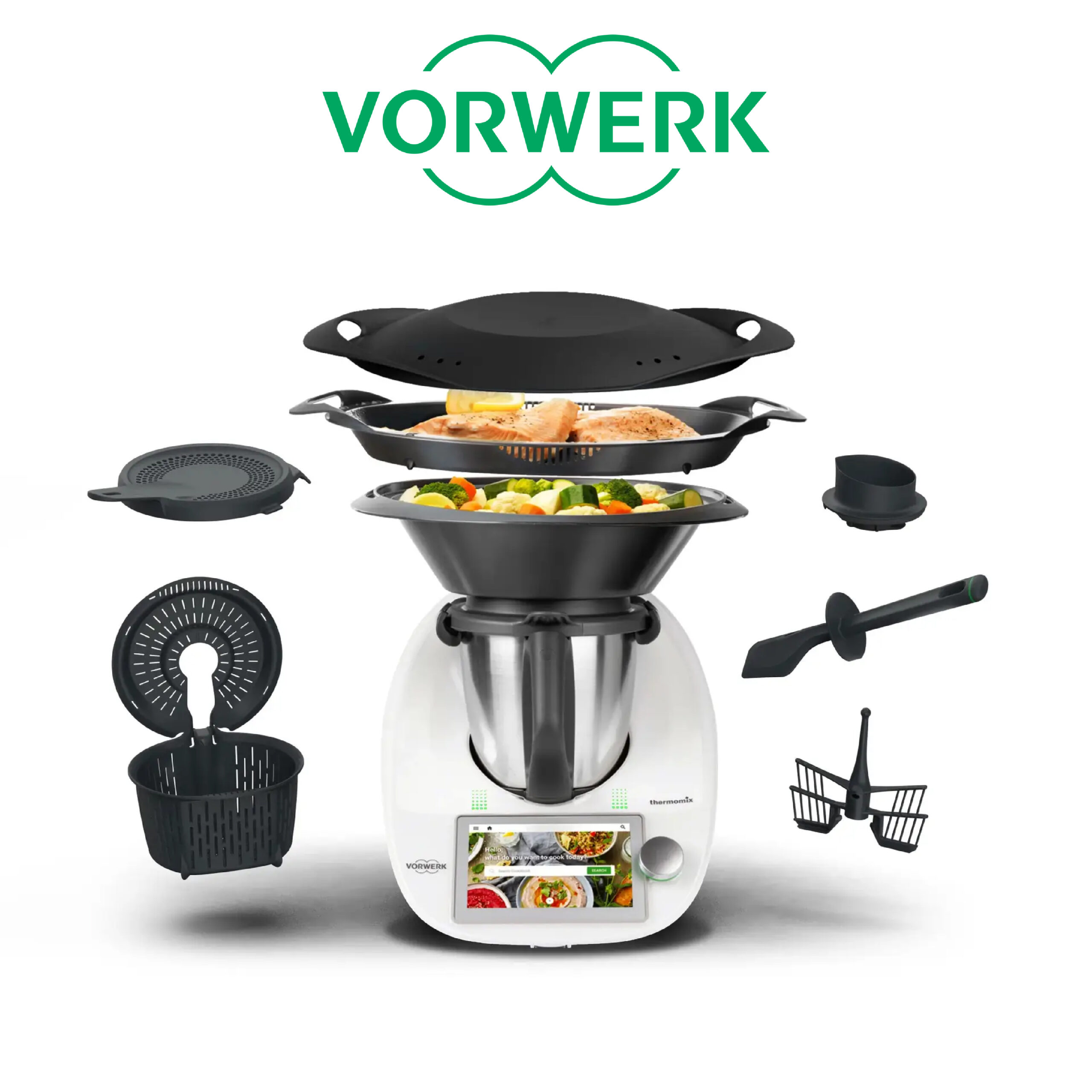 Thermomix TM6 Robot Ménager Multifonctions Vorwerk 12 Fonctions et 18 Modes