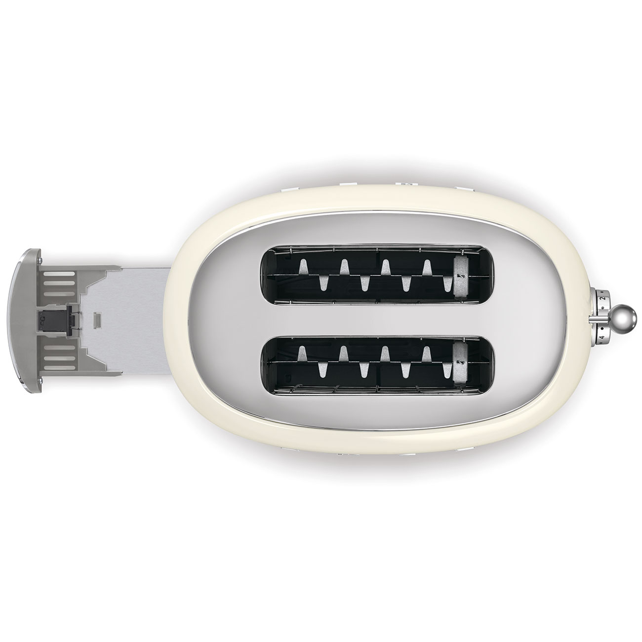 GRILLE PAIN SMEG Années 50 2 U CENTRAGE 950W CREME TSF01CREU - Image 4