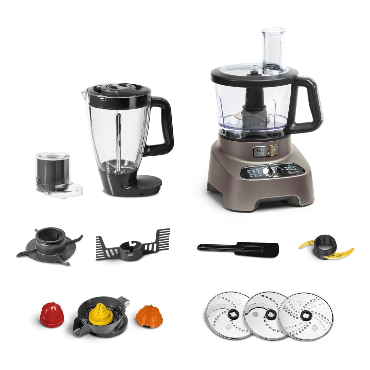 Robot Multifonction MOULINEX double force 31 FONCTIONS FP825H10.