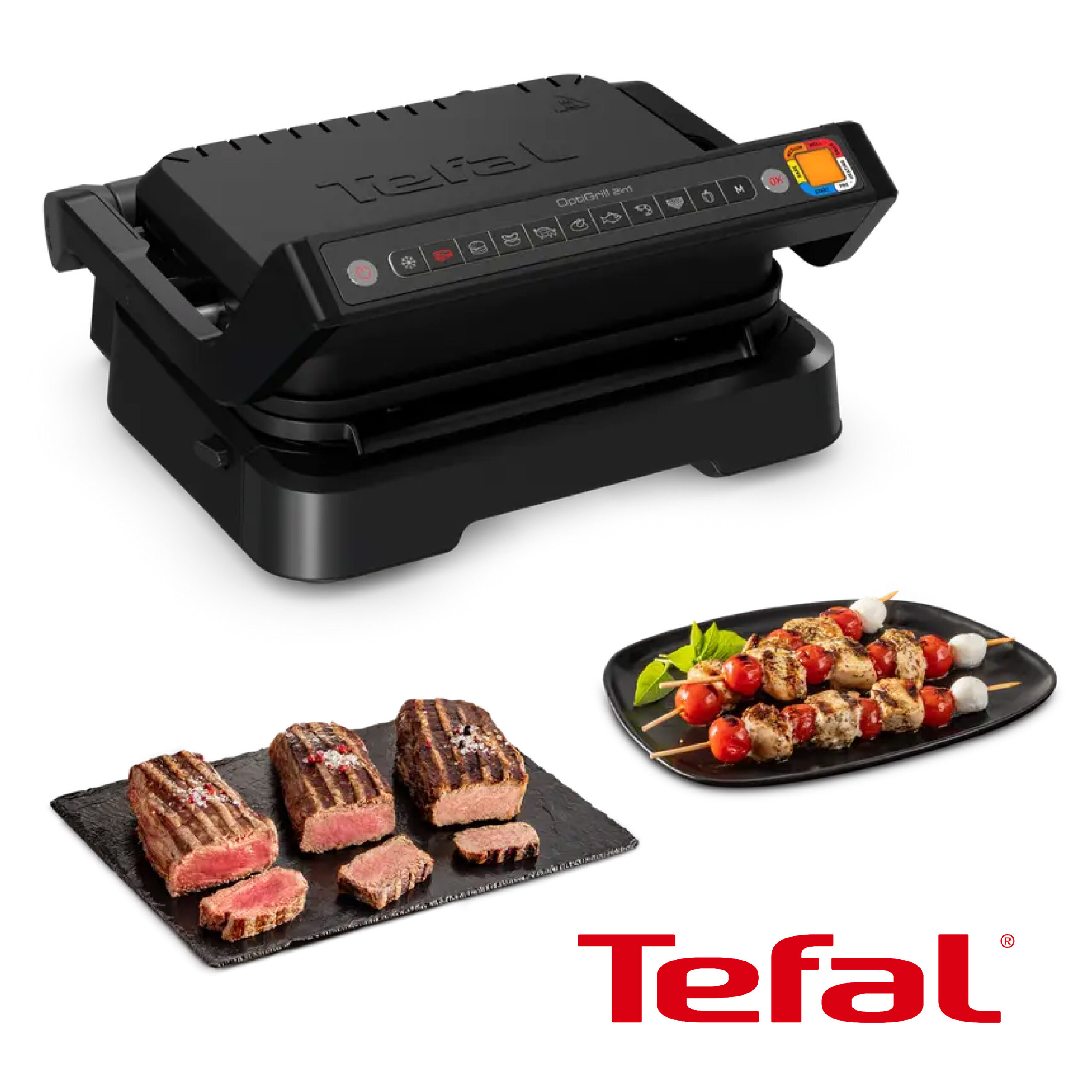 TEFAL OptiGrill 2en1 Noir Ref: GC772810