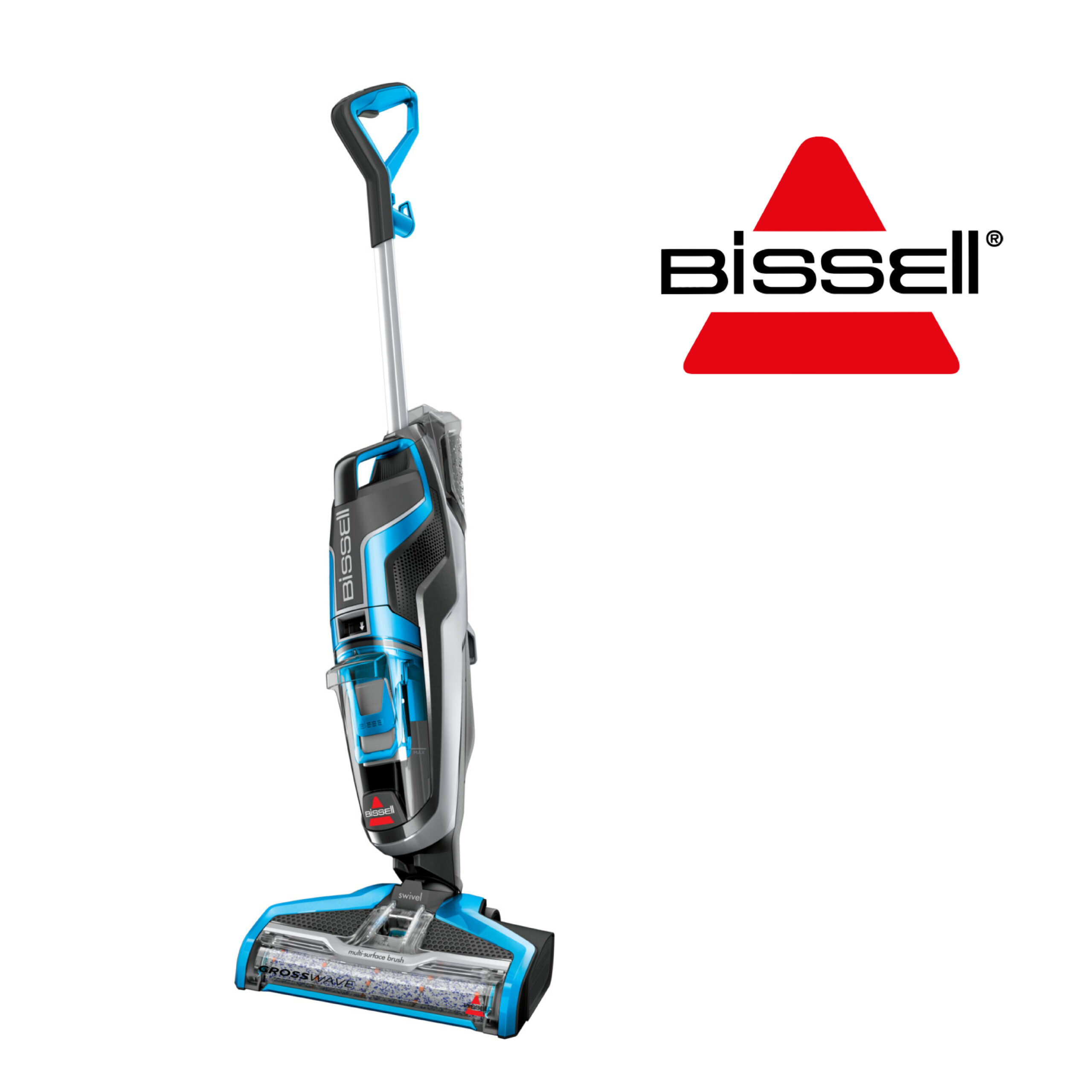 BISSELL Nettoyeur 3en 1 CrossWave Aspirateur / Nettoyeur / Sécheur pour sols durs et moquettes -17132